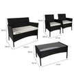 Levede 4PCS Outdoor Furniture Setting-2018816937542422530