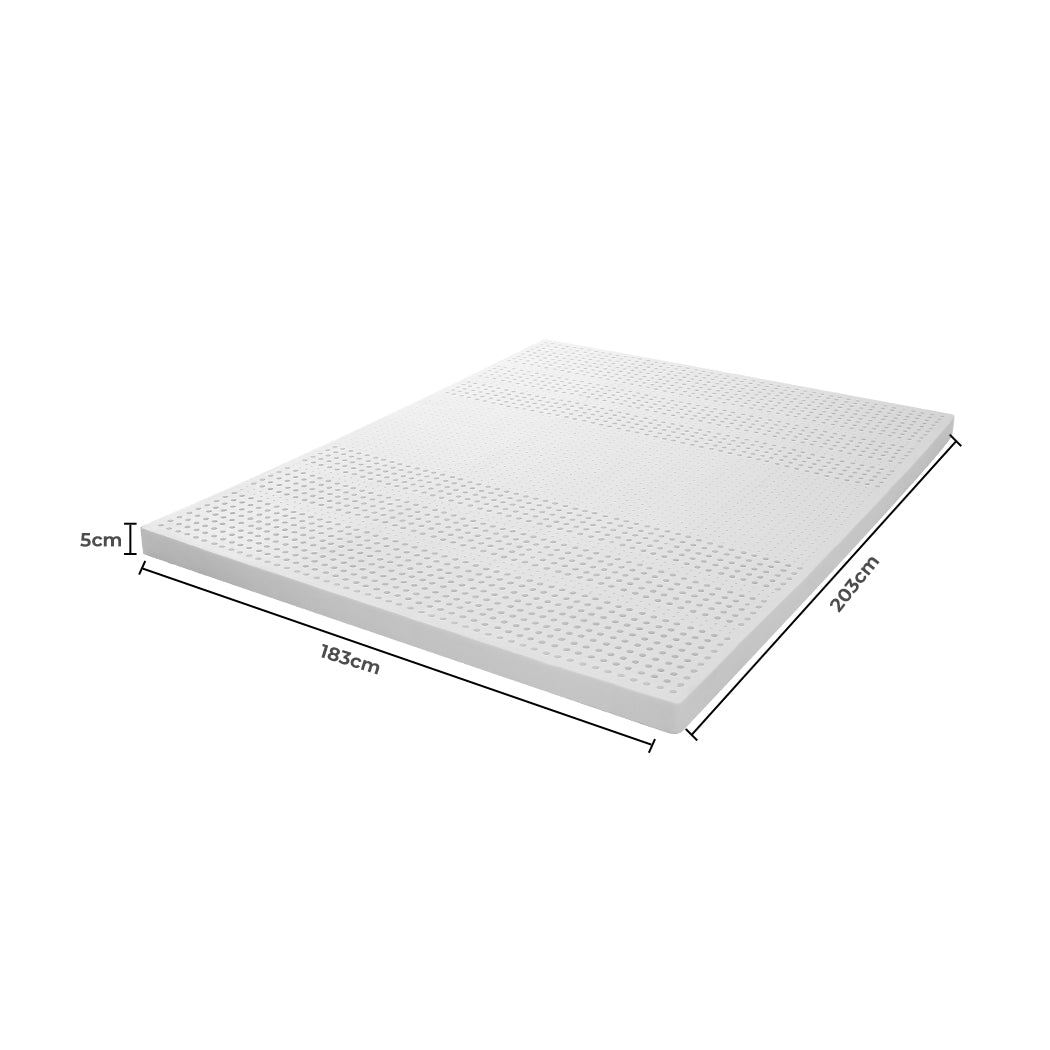 DreamZ Latex Mattress Topper King Natural-2018816880076263426