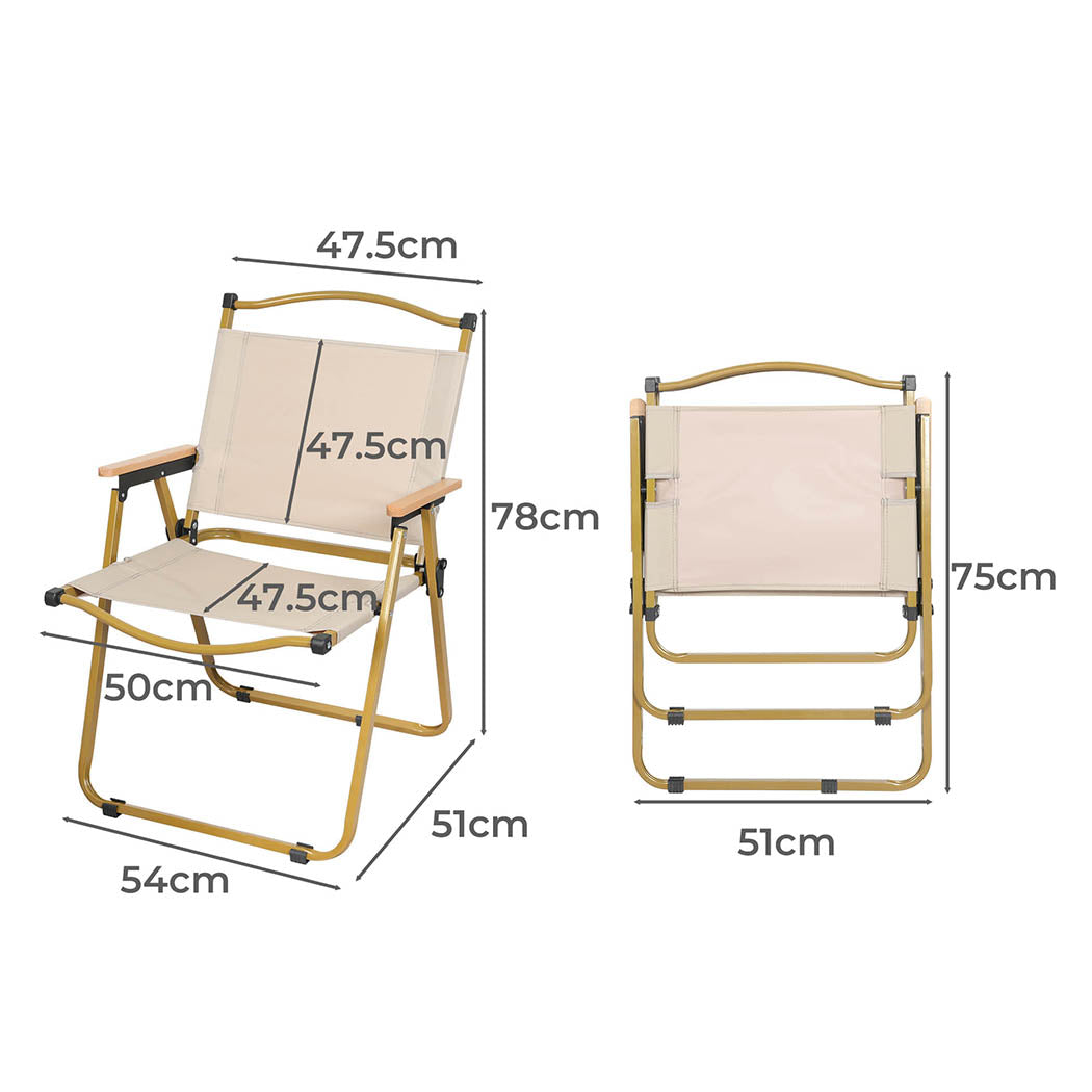 Levede 4PCS Camping Chair Folding Outdoor-2018816855883517954