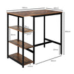 Levede High Bar Table Pub Industrial-2018816902054416386