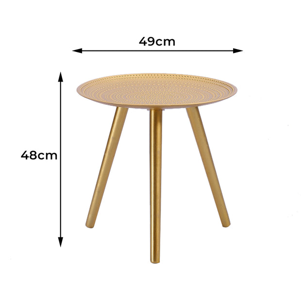 Levede Side Table Coffee Bedside End Golden-2006733257881817090