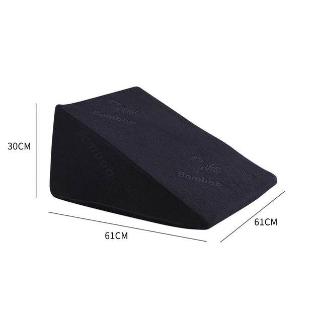 2x Cool Gel Memory Foam Bed Wedge Pillow-2006732827240042498