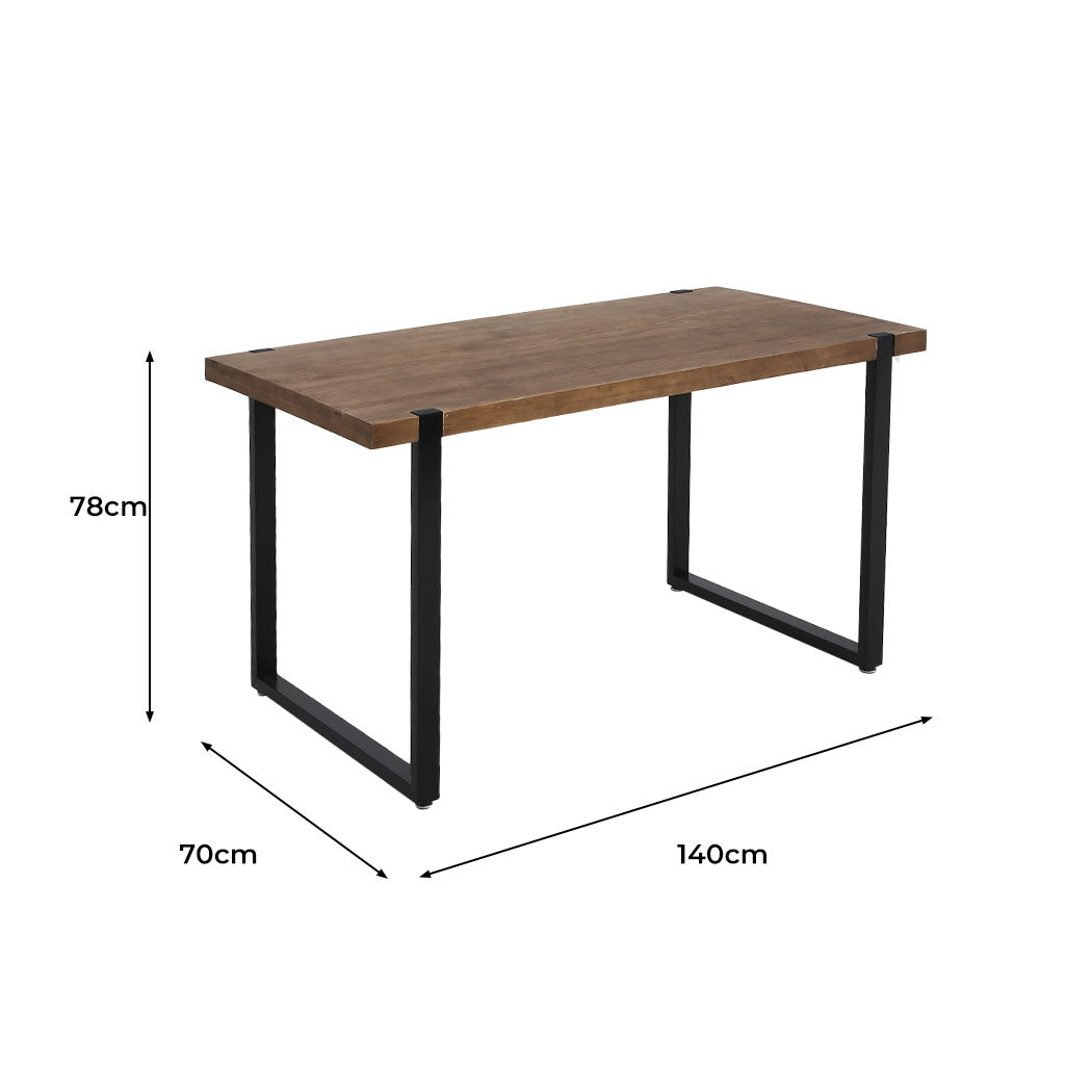 Levede Dining Table Industrial Wooden-2018816929279643650