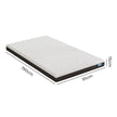 Dreamz Single Mattress Gel Memory Foam Cooling Breathable 15cm Medium Firm-2006732829538521090
