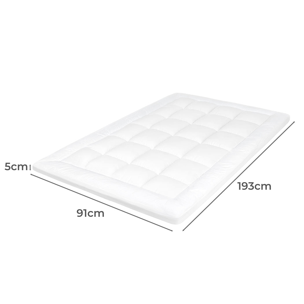 Dreamz Mattress Topper Pillowtop Cover Protector Single-2018816739843903490