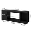 Levede TV Stand Storage with LED 140cm Black-2011971130793005058