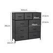 Levede 9 Chest of Drawers Storage Cabinet-2006733276156399618