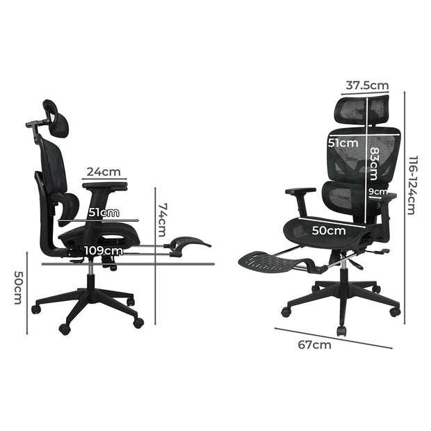 LEVEDE Ergonomic Office Chair Mesh Executive Seat-2018816874573336578
