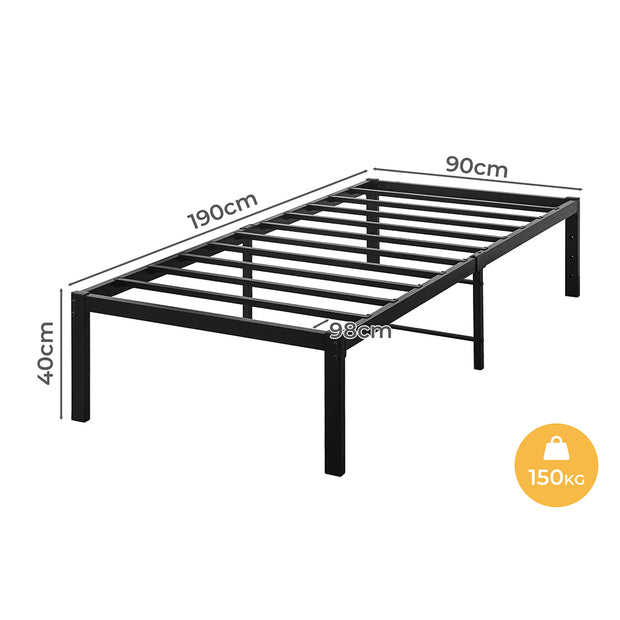 Levede Metal Bed Frame Heavy Duty Storage Space-2018816898795442178
