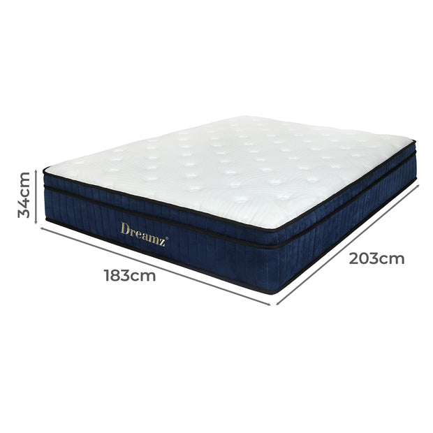 Dreamz 7 Zone Pocket Spring Mattress Medium Firm King-2006733415730253826