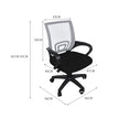 2x Levede Office Chair Gaming Computer Grey-2006733144815964162