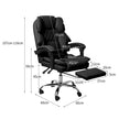 Levede Gaming Chair Office Computer Black Footrest-2018816911806173186