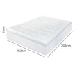 Dreamz Gel Memory Foam Mattress Topper 8cm Queen Size-2006733414463574018