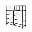 Levede Storage Cabinet Tower Chest Brown Fold-2018816894743744515
