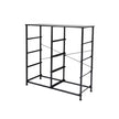 Levede Storage Cabinet Tower Chest Dark Grey-2018816882634788867