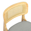 Levede Dining Chair Wood Rattan Armless Natural x6-2006732736869568515