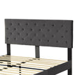 Levede Bed Frame Double Size Mattress Grey-2006733224109281283