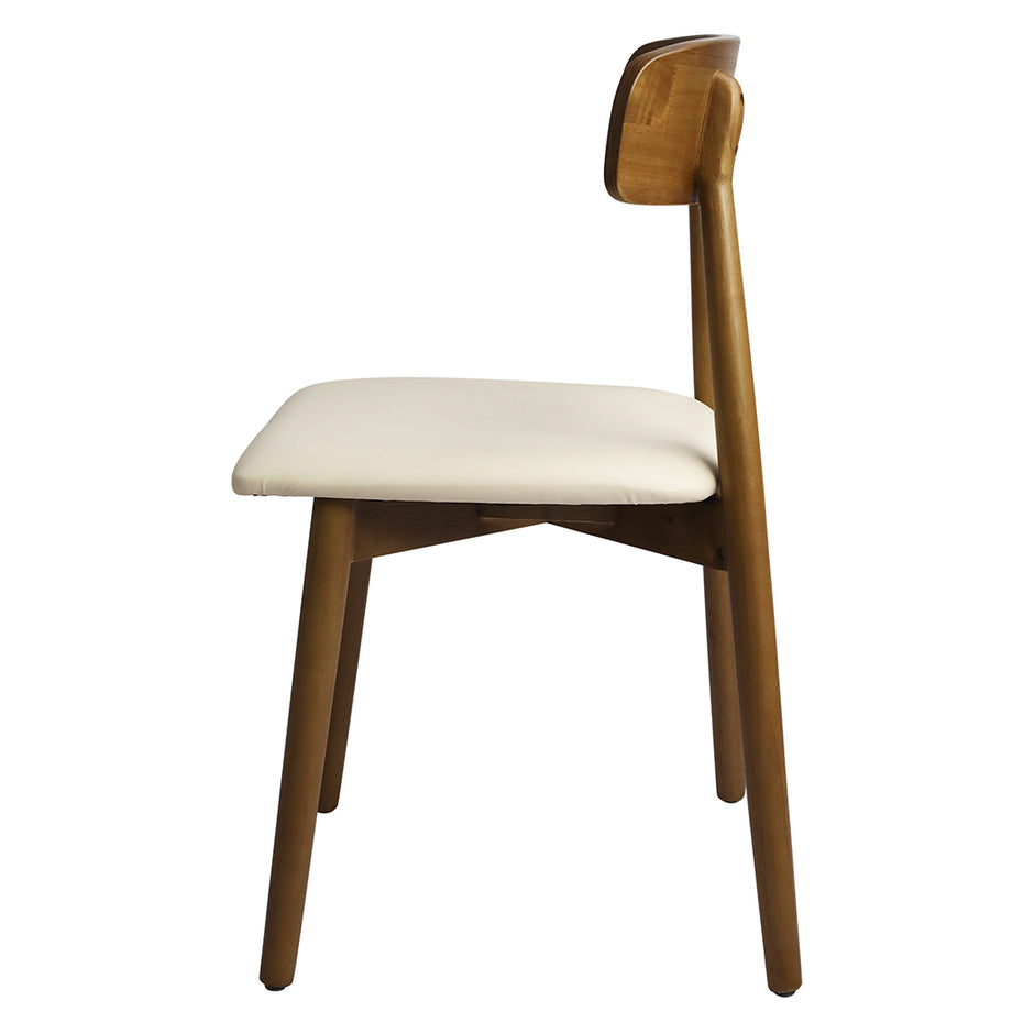 Levede 2x Dining Chairs Kitchen Chair Walnut-2006733277817344003