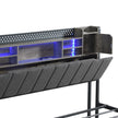 Levede Queen Bed Frame with Storage Headboard RGB LED-2006732901781213187