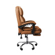 Levede Gaming Chair Office Computer Brown Footrest-2018816909402836995