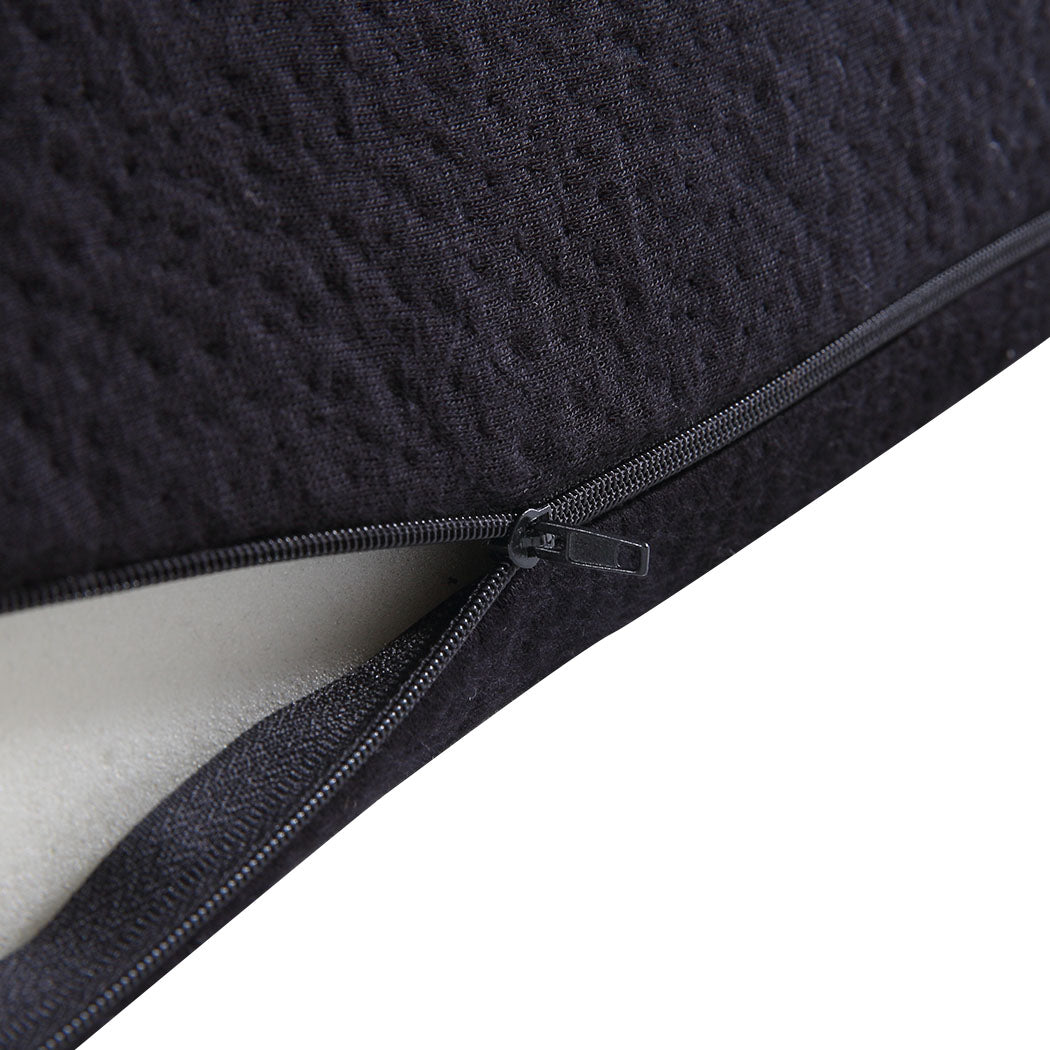 Cool Gel Memory Foam Bed Wedge Pillow Black 25+30-2006733150167896067