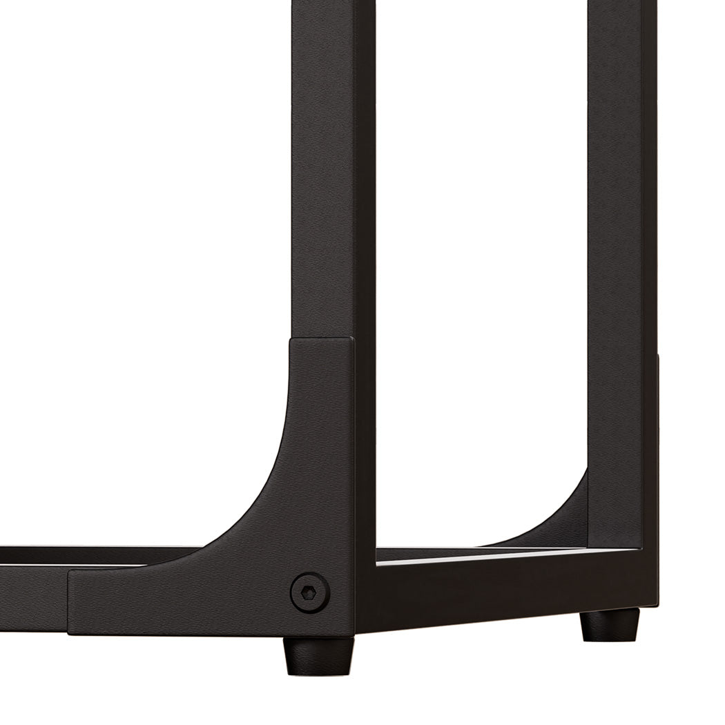 Levede C-shaped End Table Side Sofa Coffee Wood Overbed Laptop Table Industrial-2018816742867996675