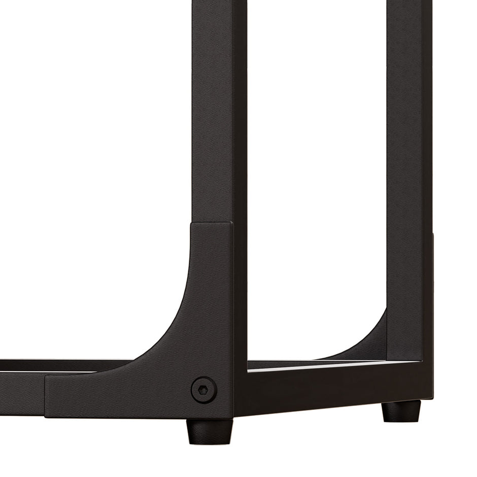Levede C-shaped End Table Side Sofa Coffee Wood Overbed Laptop Table Industrial-2018816742867996675
