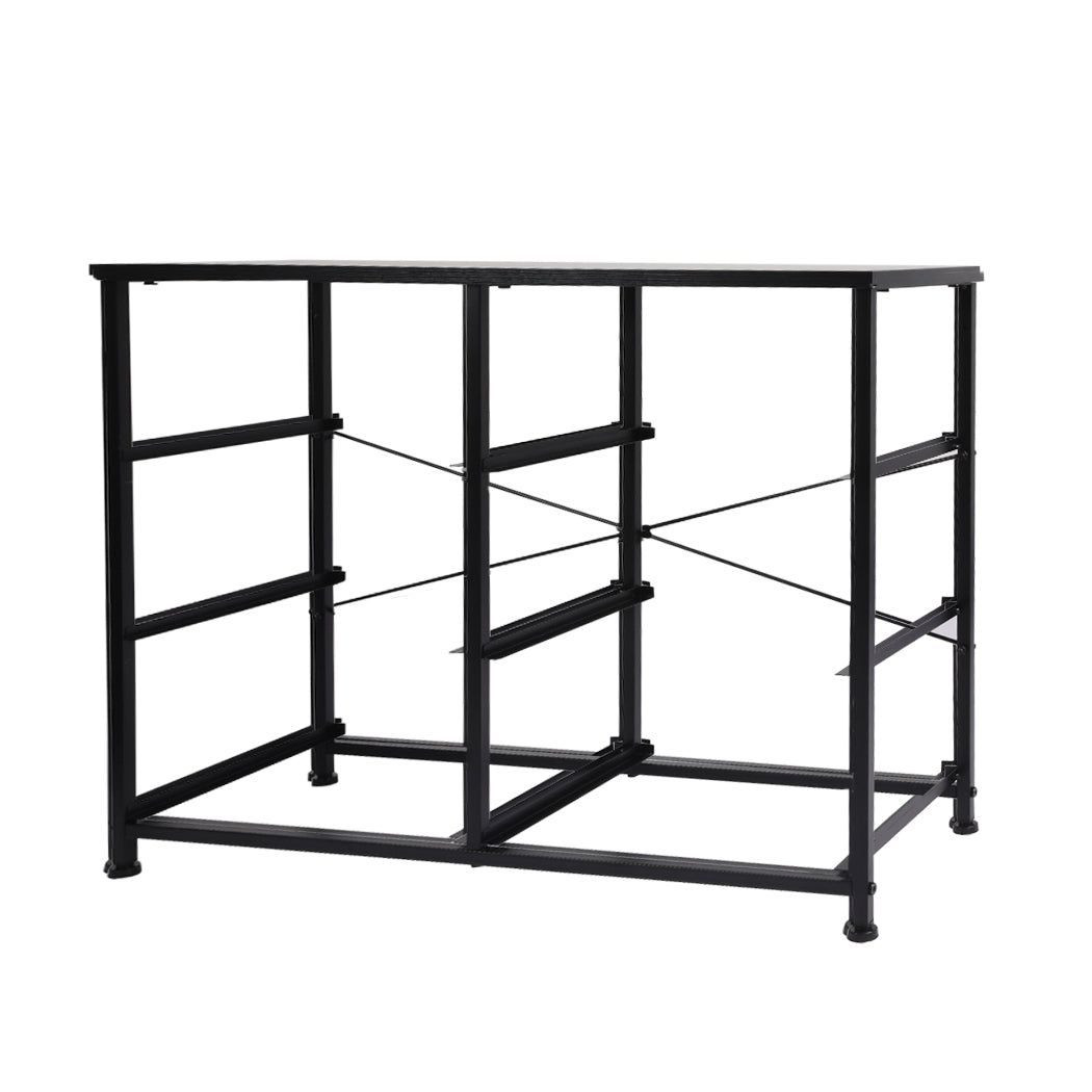 Levede Storage Cabinet Tower Chest Dark Grey-2006733261635719171