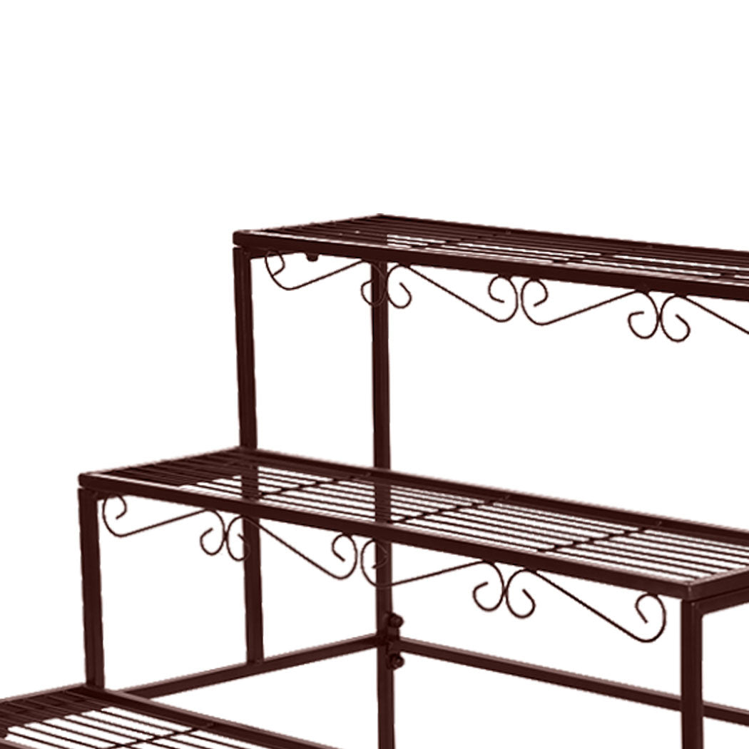 Levede Plant Stand 3 Tier Rectangle-2006732926087204867