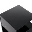 Levede 1xBedside Tables Drawers Side Black-2006733101623021571