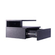 Levede 2x Bedside Tables Side Table Black-2006733164449501187