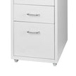 Levede 5 Drawer Office Cabinet Drawers White-2006733174390001667