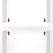 Levede 6 Tier Book Shelf Adjustable Shelves White-2006732776304414723