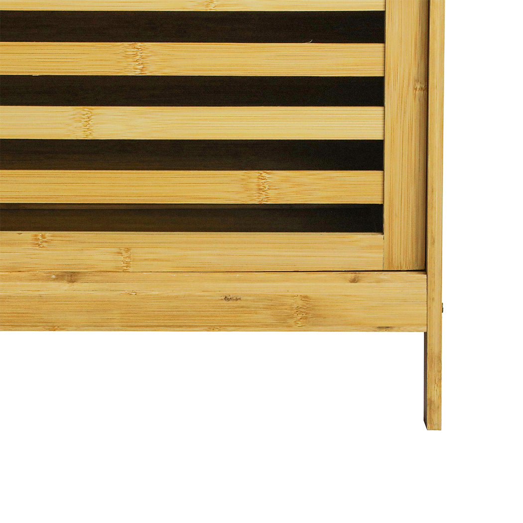 Levede Bamboo Storage Cabinet Freestanding Natural-2018816867677900803