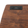 Levede Mobile Standing Desk Foldable Brown Fold-2006733138214129667