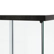 Stacked Display Storage Cabinet Glass Black-2006733282951172099