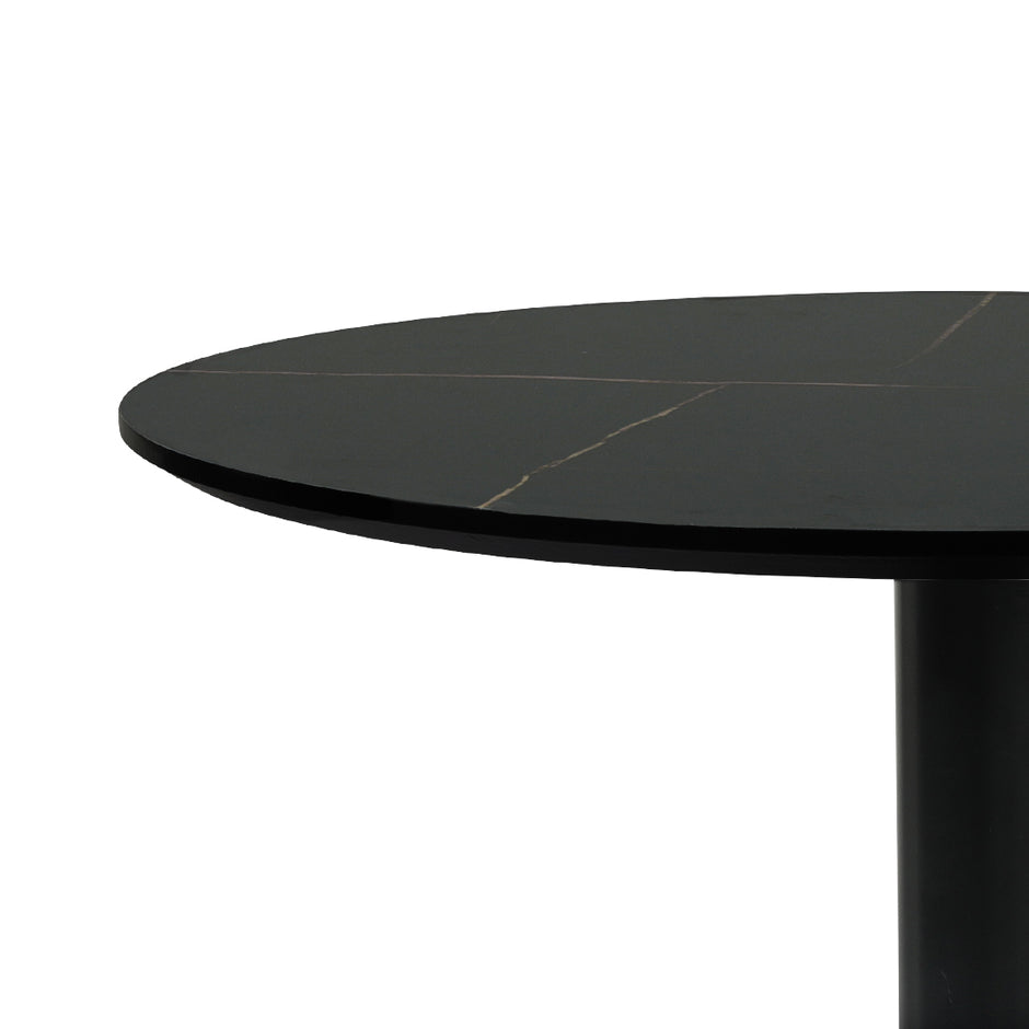 Levede Bar Table Swivel Gas Lift Counter Black-2018816854079967235