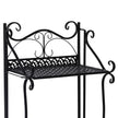 Levede Plant Stand 4 Tiers Outdoor Indoor Black-2006732932802285571
