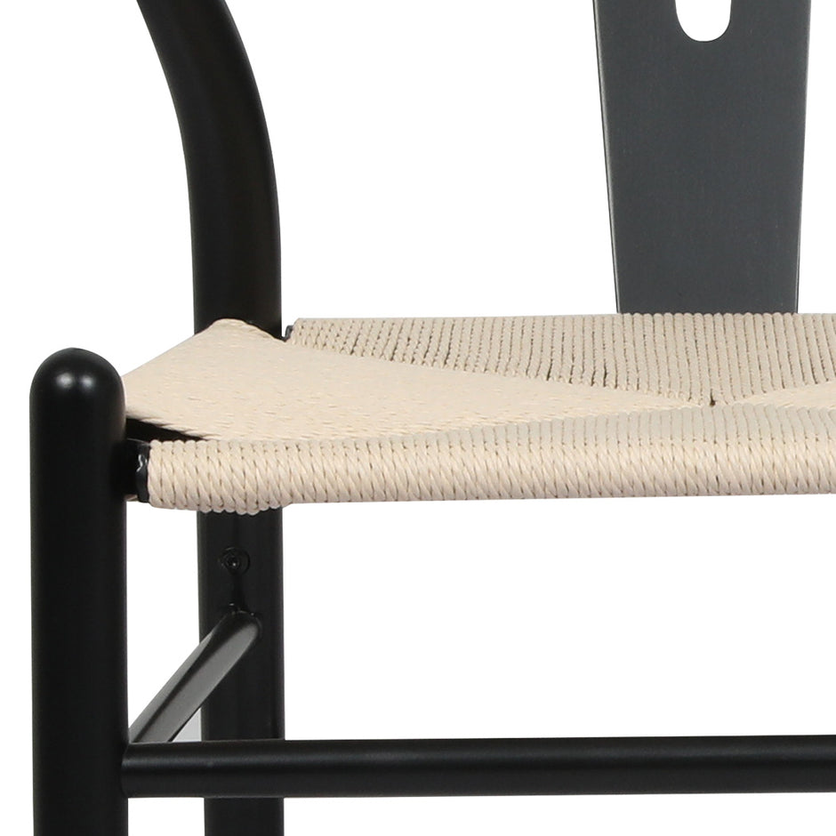 Levede 6x Dining Chairs Wooden Hans Black-2018816932366651395