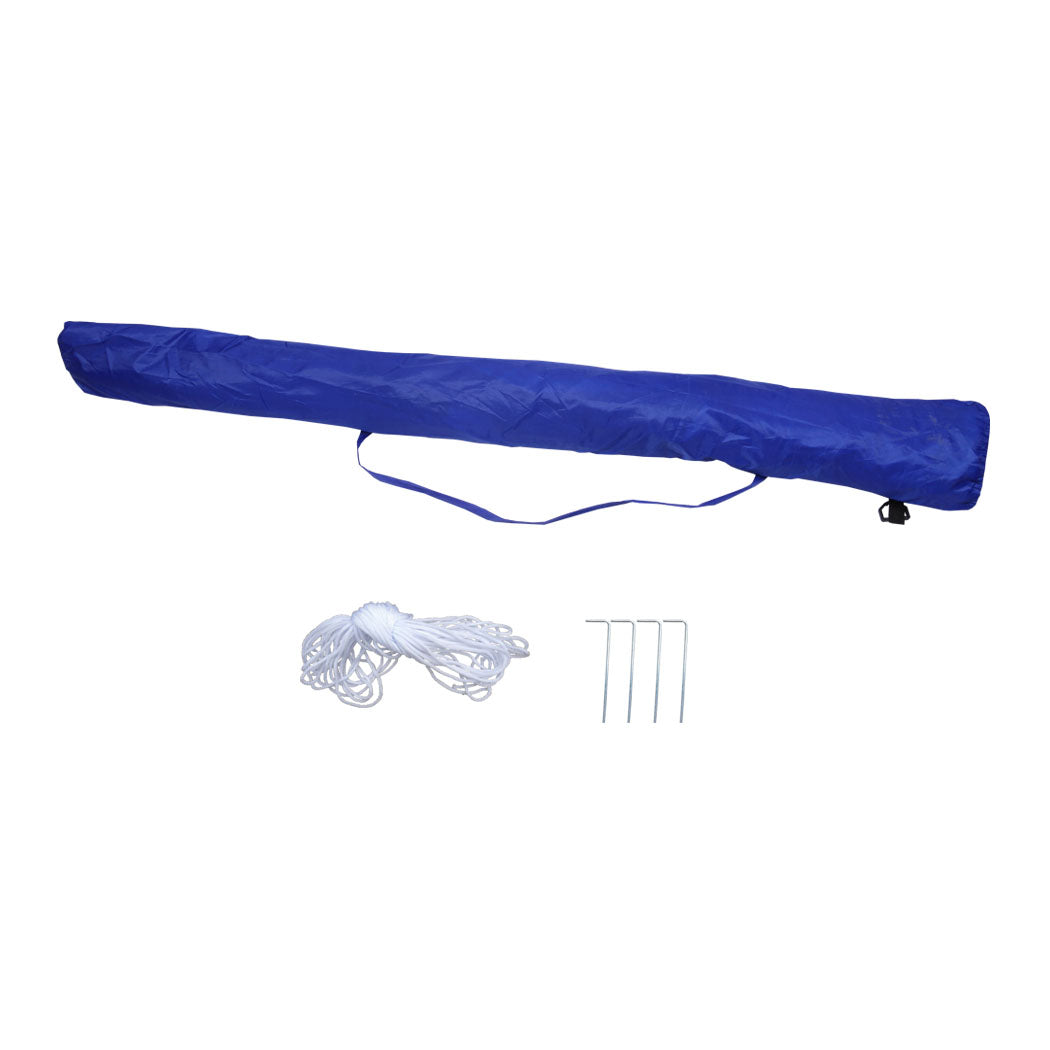 Mountview Beach Umbrella Outdoor Umbrellas Blue 2.33M-2018816736329076739