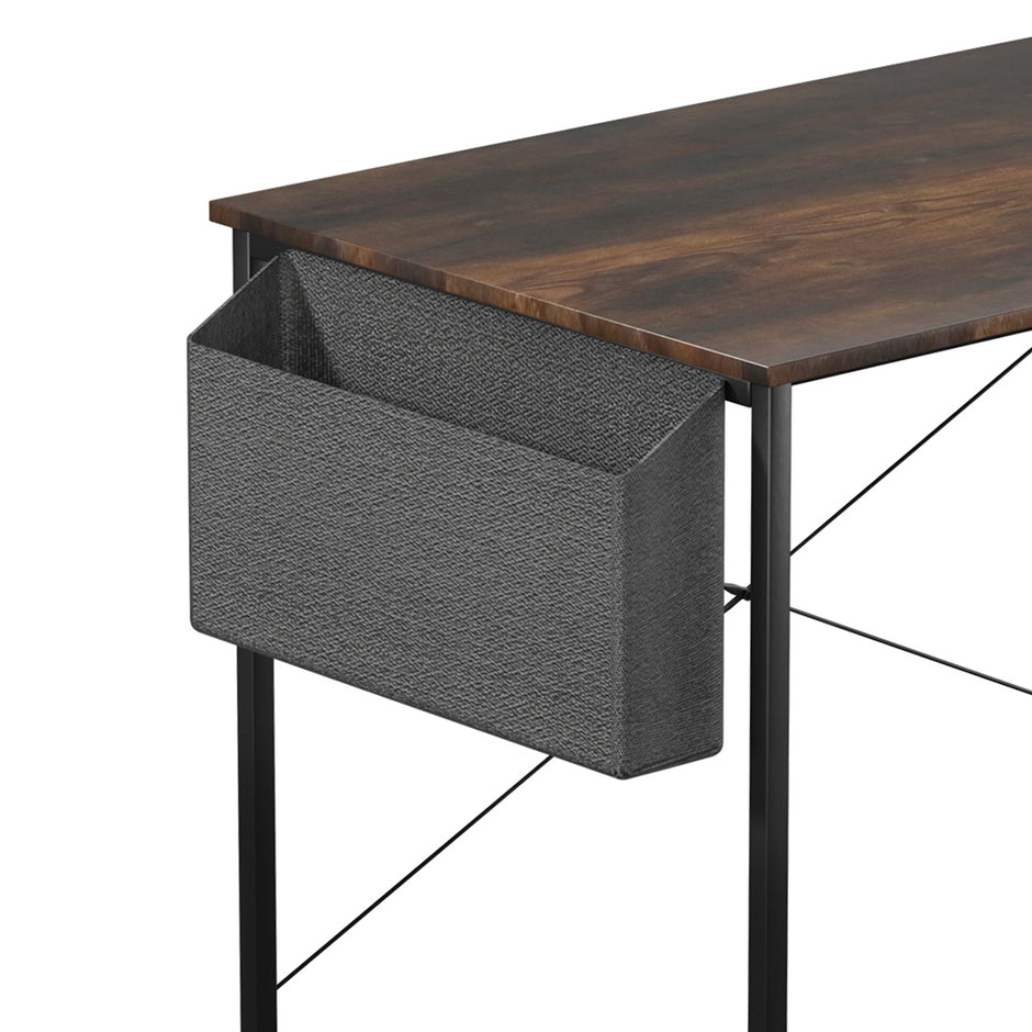 Levede L Shaped Computer Desk Corner Desk Brown-2018816895477747715
