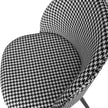 Levede 2x Dining Chairs Kitchen Cafe Black and White-2006733258737455107