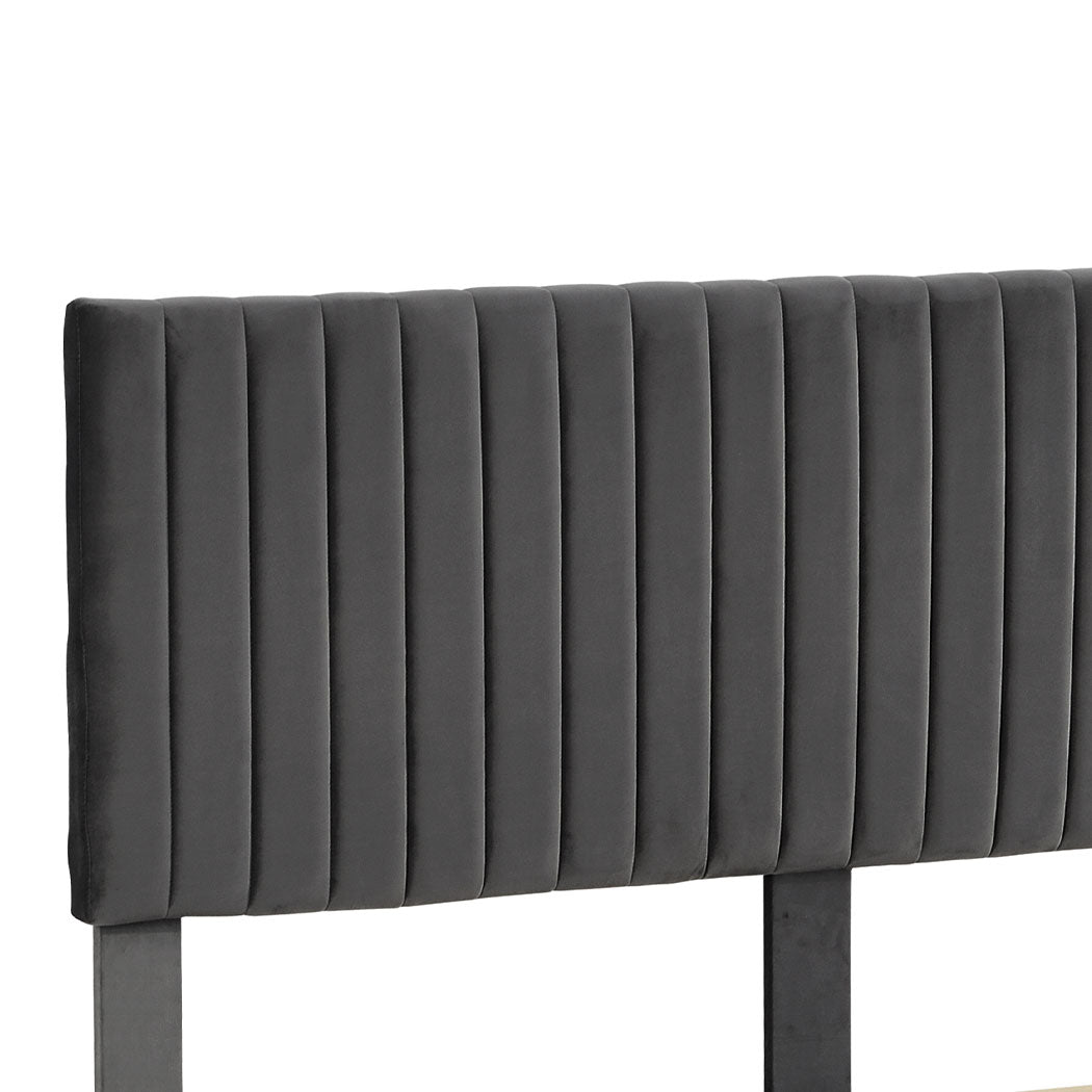Levede Bed Frame Queen Size Mattress Grey-2018816929078317060
