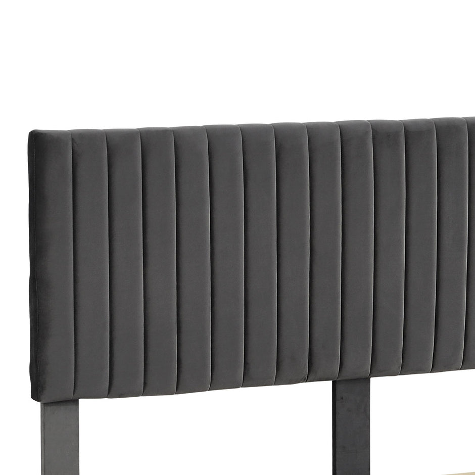 Levede Bed Frame Queen Size Mattress Grey-2018816929078317060