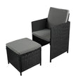 Levede 9PCS Outdoor Table Chair Set-2006733112737927172