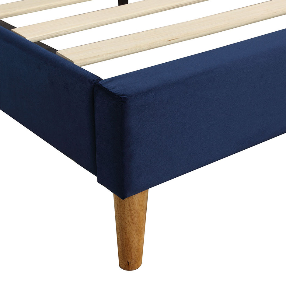 Levede Bed Frame Queen Size Mattress Blue-2006733223769542660