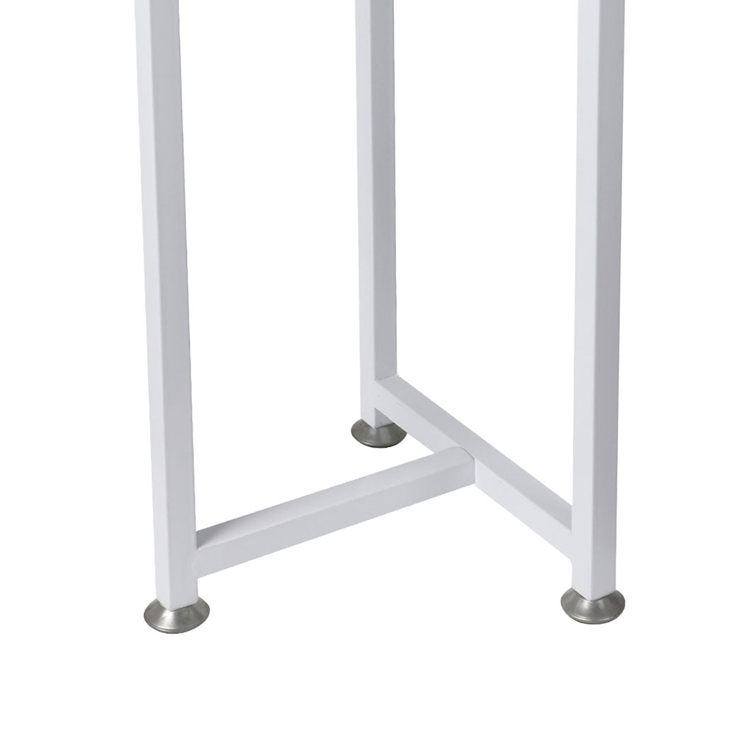 Levede Plant Stand Outdoor Indoor Flower White Medium-2006732929799163908