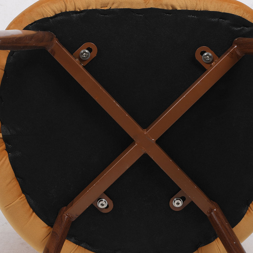 Levede 6x Dining Chairs Seat French-2006733383333449732