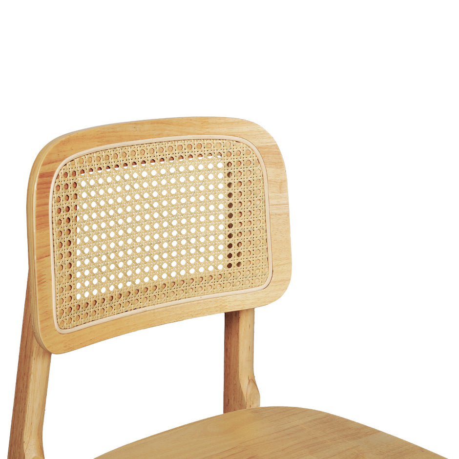 Levede 8x Rattan Dining Chair Wooden Kitchen Chair-2006733384235225092