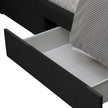 Levede Queen Bed Frame Fabric Tufted Dark Grey-2006733223215894532